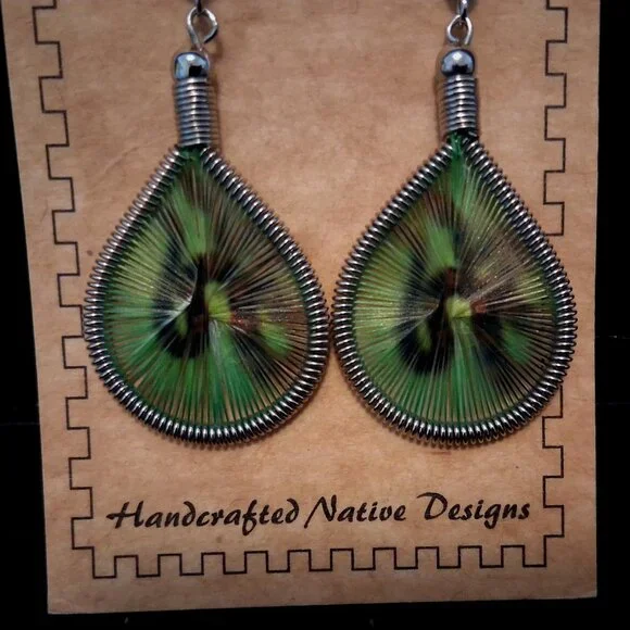 Earrings - Spirit of Nature - Handcrafted Native Designs from Peru - Picture 2 of 4